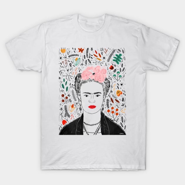 Frida Kahlo T-Shirt by christinelemus